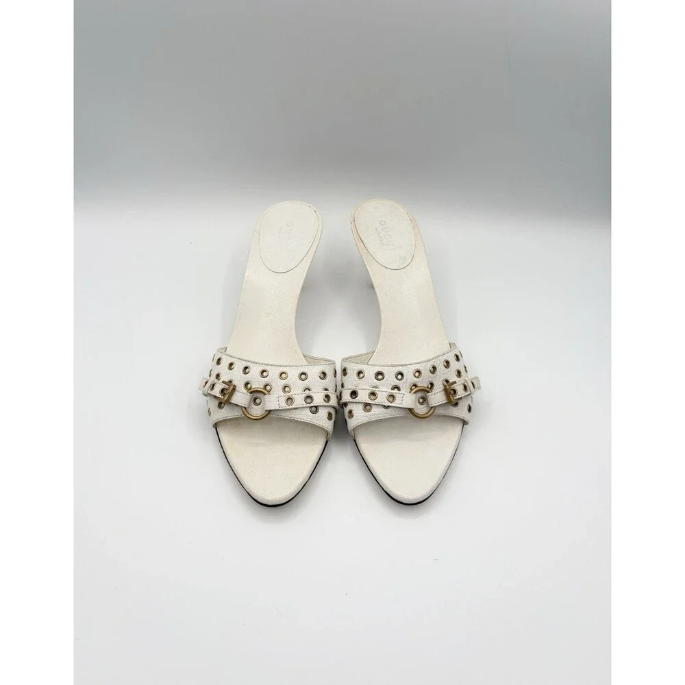 Gucci white leather